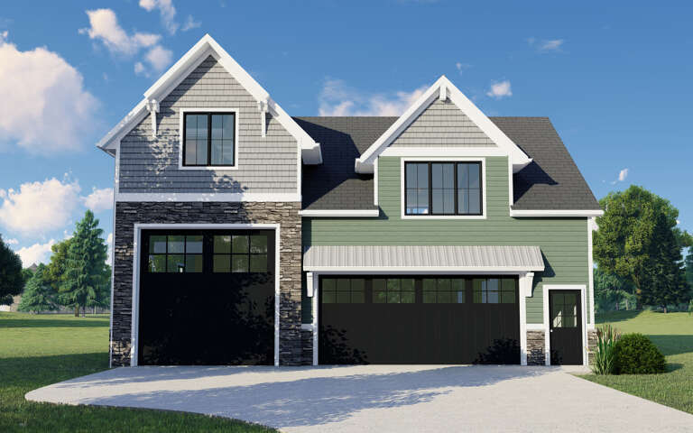 House Plan House Plan #31663 Front Elevation 