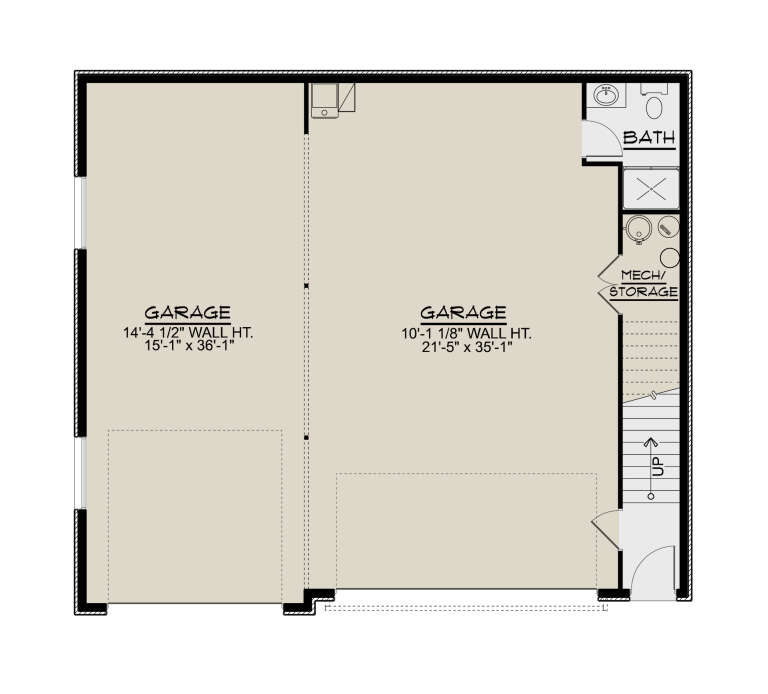 House Plan House Plan #31663 Drawing 1