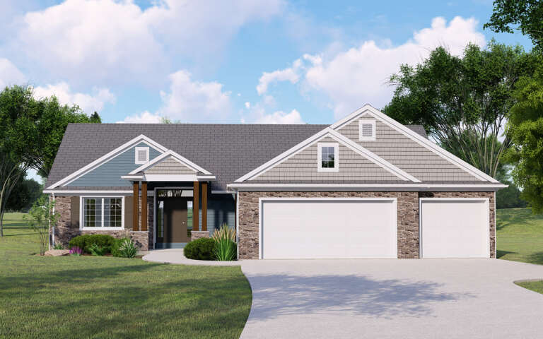 House Plan House Plan #31665 Front Elevation 