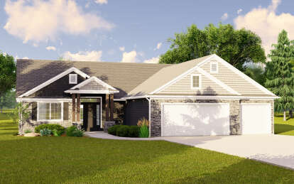 Craftsman House Plan #5032-00306 Elevation Photo