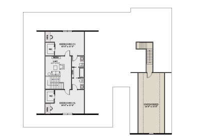 Second Floor for House Plan #6849-00166