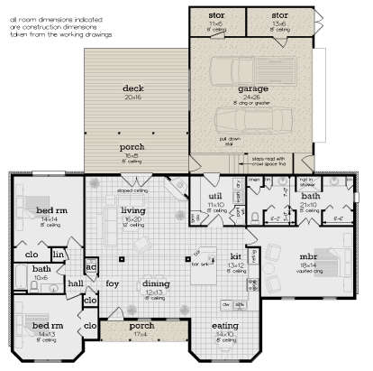 Main Floor  for House Plan #048-00304