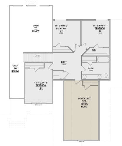 Second Floor for House Plan #8768-00150