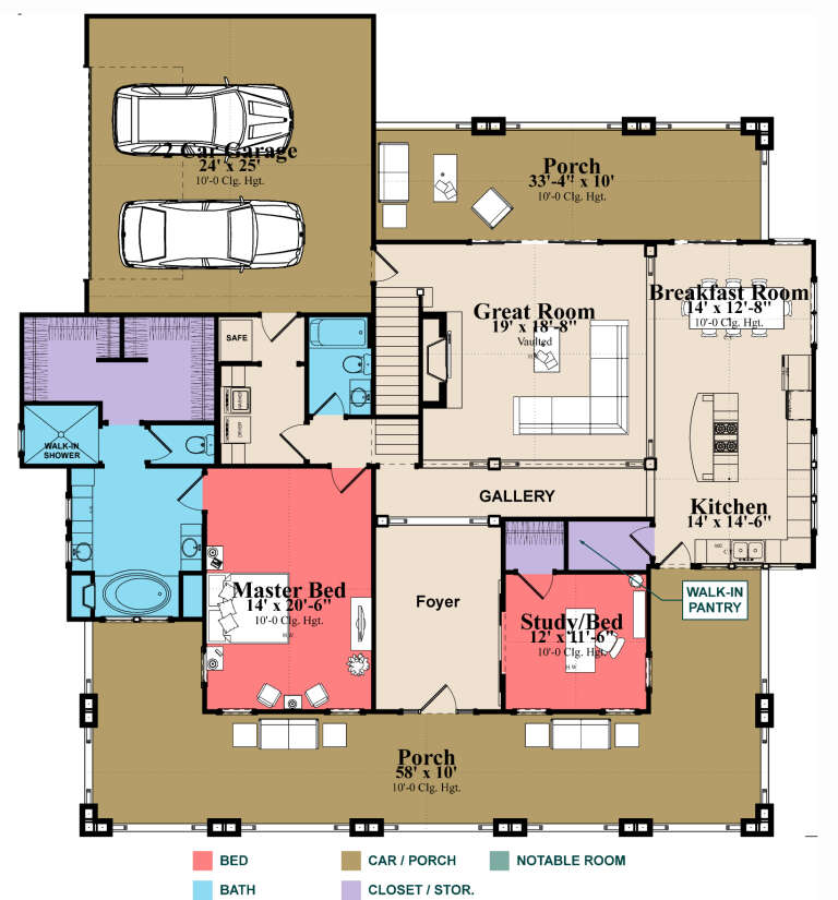House Plan House Plan #31670 Drawing 1