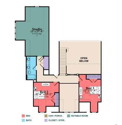 Second Floor for House Plan #1070-00321