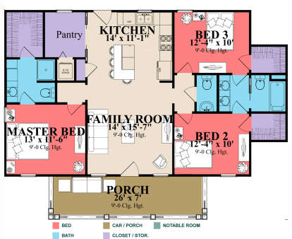 Main Floor  for House Plan #1070-00322