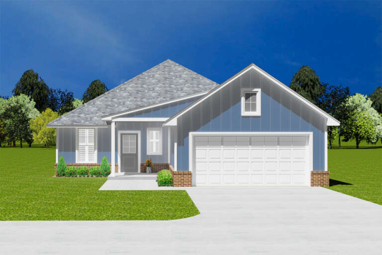 House Plan House Plan #31673 Front Elevation 