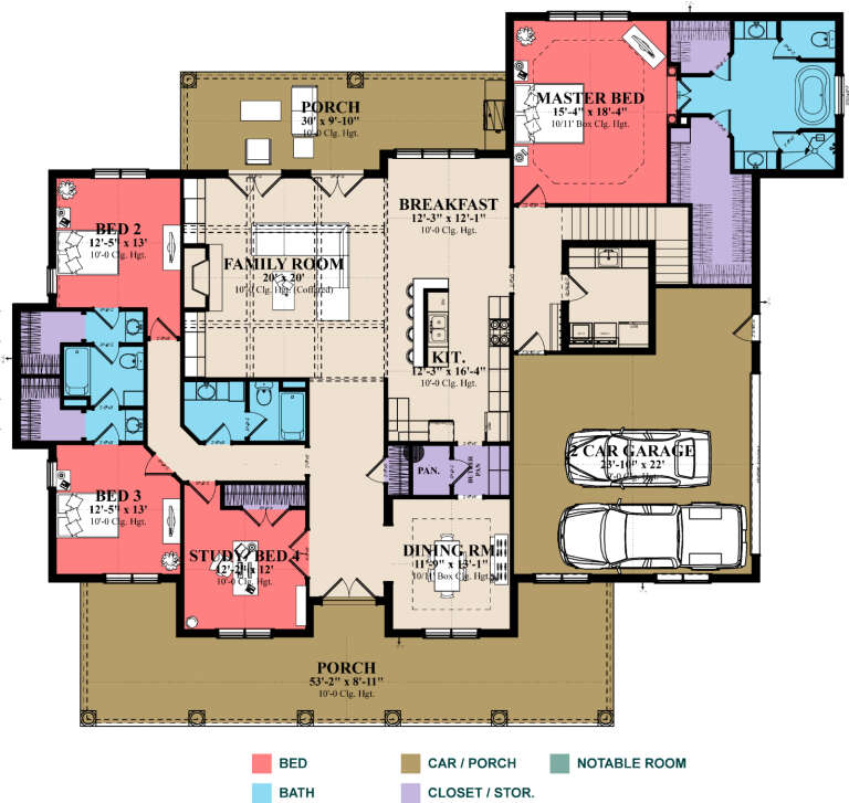 House Plan House Plan #31674 Drawing 1