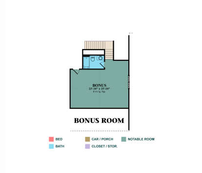 Bonus Room for House Plan #1070-00324