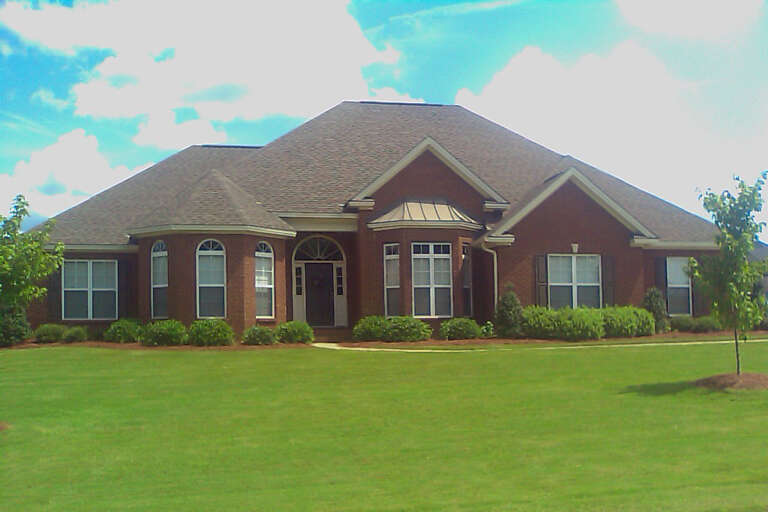 House Plan House Plan #31677 Angled Front Elevation