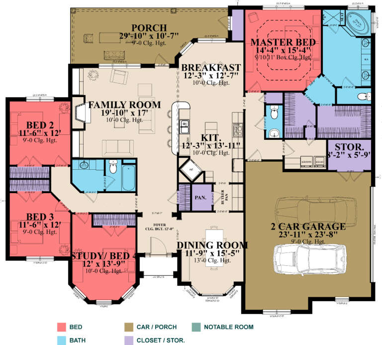 House Plan House Plan #31677 Drawing 1