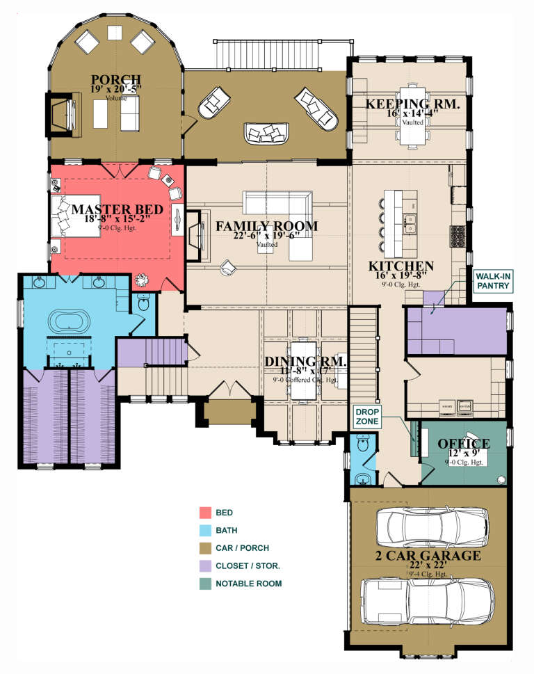 House Plan House Plan #31678 Drawing 1