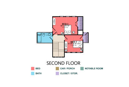 Second Floor for House Plan #1070-00329