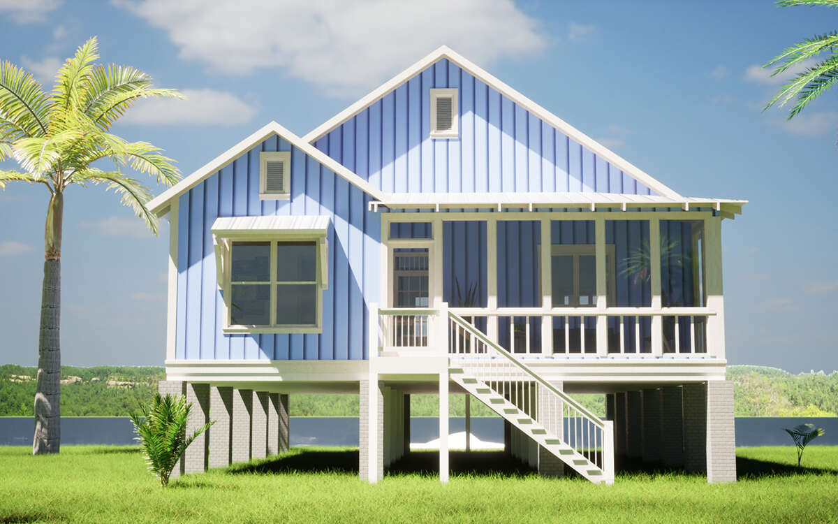 Coastal Plan - 1,366 Square Feet, 2 Bedrooms, 2 Bathrooms | Floor Plan ...
