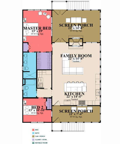 Main Floor  for House Plan #1070-00332