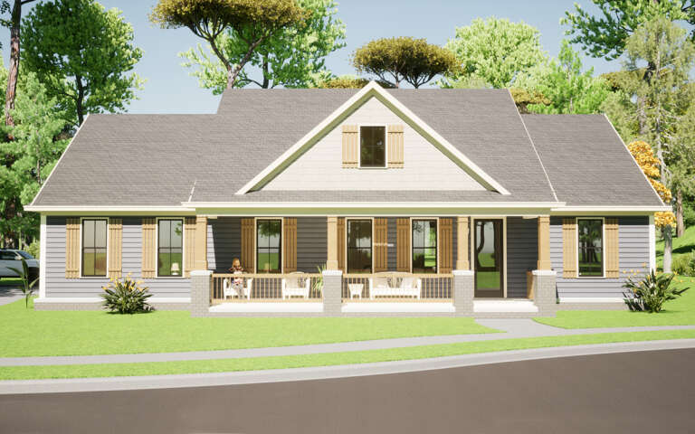 House Plan House Plan #31683 Front Elevation 