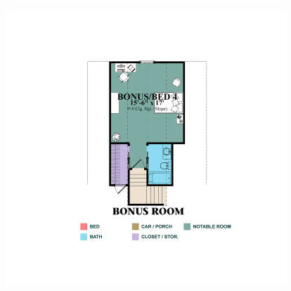 Second Floor for House Plan #1070-00333