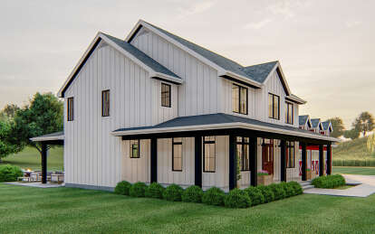 Modern Farmhouse House Plan #963-01030 Elevation Photo