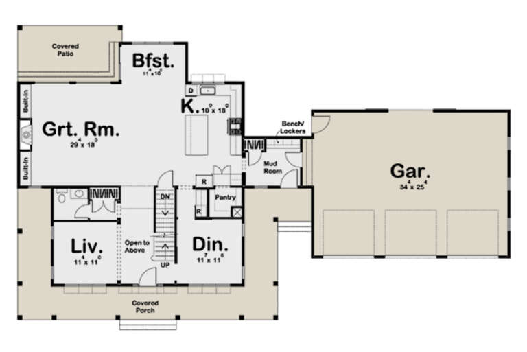 House Plan House Plan #31684 Drawing 1