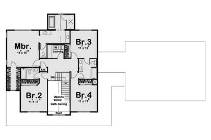 Second Floor for House Plan #963-01030