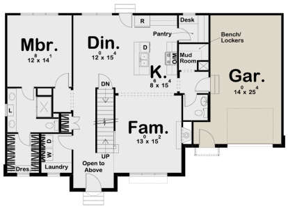Main Floor  for House Plan #963-01031
