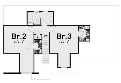 Second Floor for House Plan #963-01031