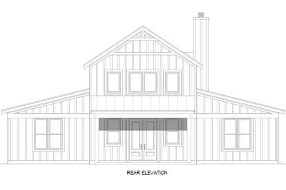 Barn House Plan #940-01159 Elevation Photo