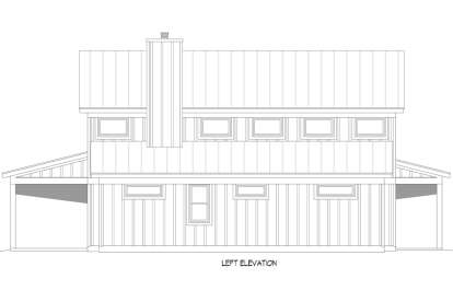 Barn House Plan #940-01159 Elevation Photo