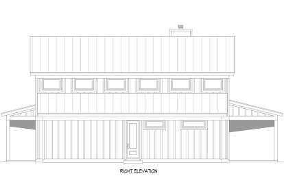 Barn House Plan #940-01159 Elevation Photo