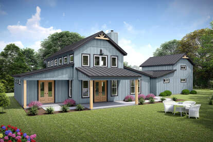 Barn House Plan #940-01161 Elevation Photo