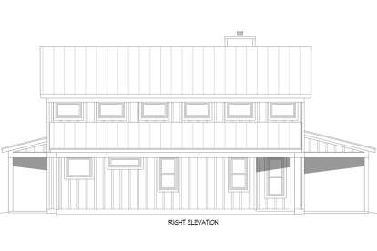 Barn House Plan #940-01161 Elevation Photo