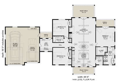 Main Floor  for House Plan #940-01161