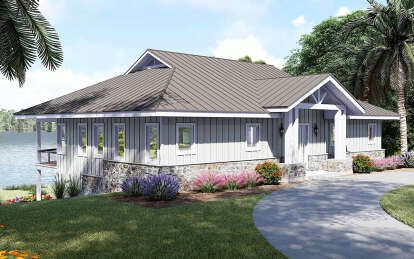 Coastal House Plan #940-01162 Elevation Photo