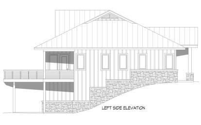 Coastal House Plan #940-01162 Elevation Photo