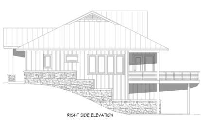 Coastal House Plan #940-01162 Elevation Photo