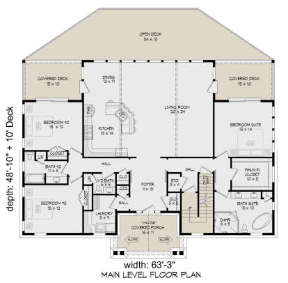 Main Floor  for House Plan #940-01162