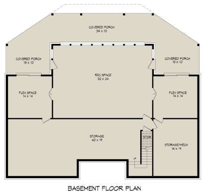 Basement for House Plan #940-01162
