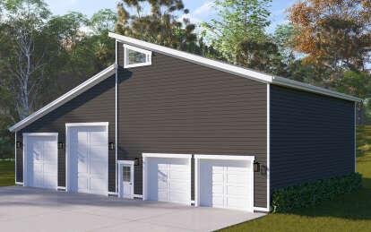 Contemporary House Plan #2802-00314 Elevation Photo