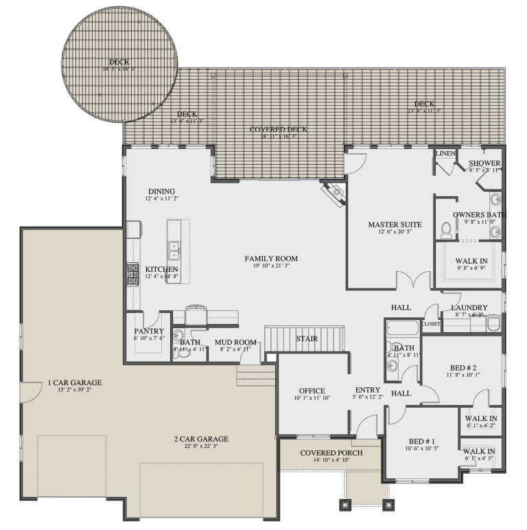 House Plan House Plan #31695 Drawing 1