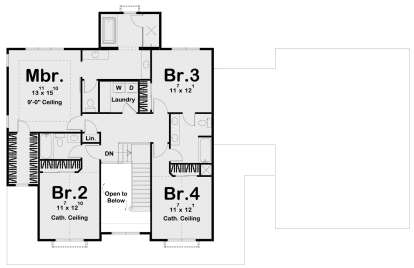 Second Floor for House Plan #963-01036