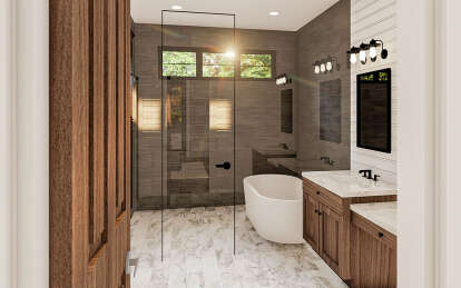 Modern Transitional House Plan #963-01037 Additional Photo