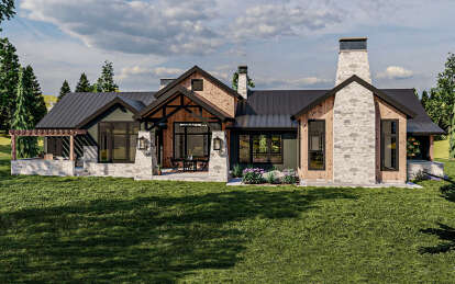 Mountain House Plan #963-01038 Elevation Photo