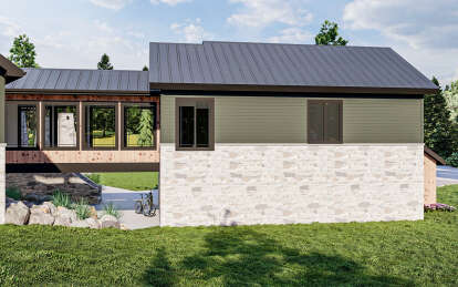 Mountain House Plan #963-01038 Elevation Photo