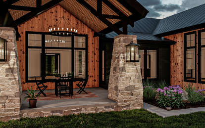 Mountain House Plan #963-01038 Elevation Photo