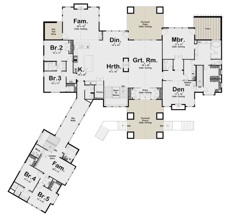 House Plan House Plan #31700 Drawing 1