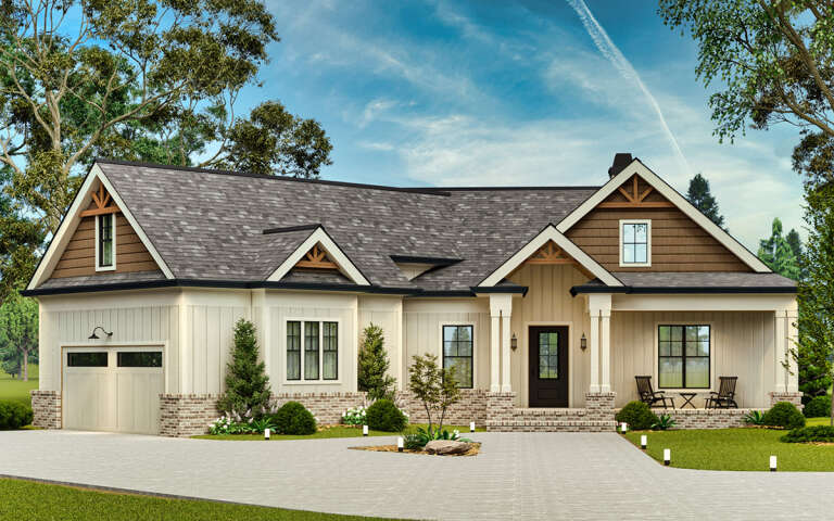 House Plan House Plan #31701 Front Elevation 