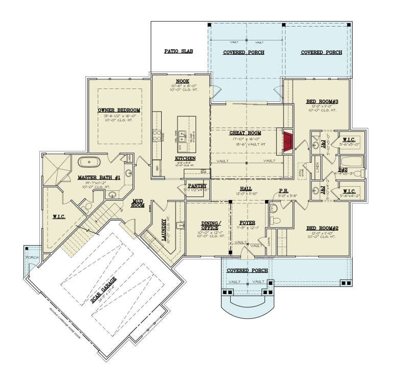 House Plan House Plan #31701 Drawing 1