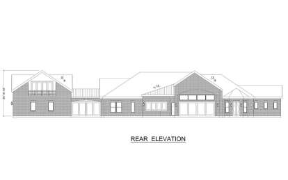 Contemporary House Plan #5445-00539 Elevation Photo