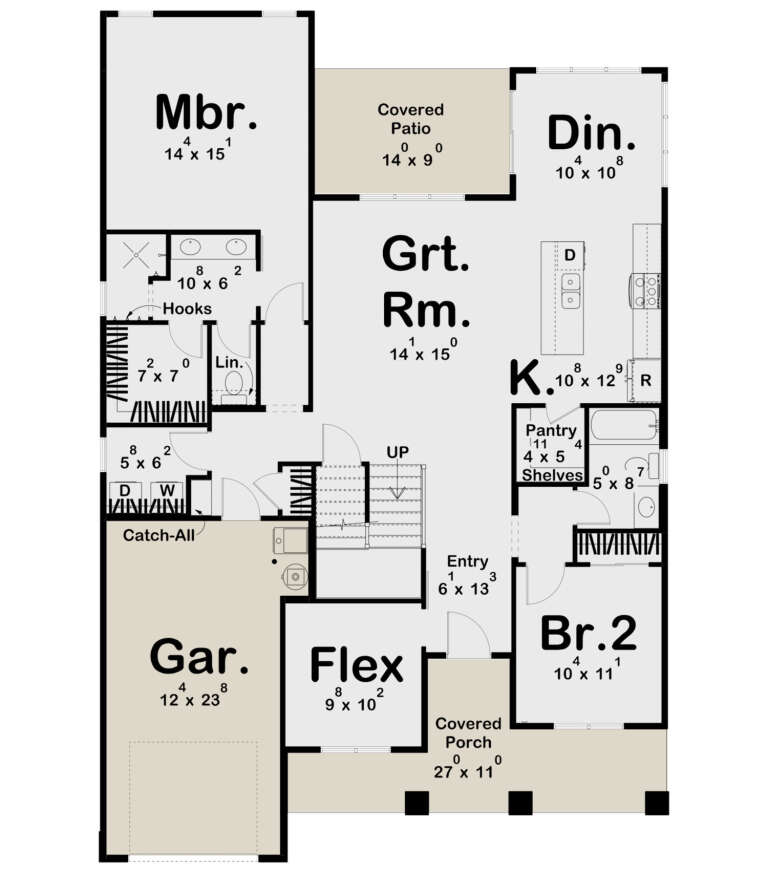 House Plan House Plan #31703 Drawing 1