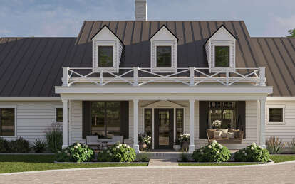Craftsman House Plan #963-01040 Elevation Photo